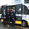 Bei einem Besuch in Neuhausen bei Schaffhausen, wo es schon selbstfahrende Busse gibt, haben sich Vertreter der Gemeinde ...
