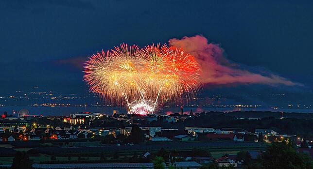 Das große Feuerwerk steht immer am Seehasen-Samstag auf dem Programm.