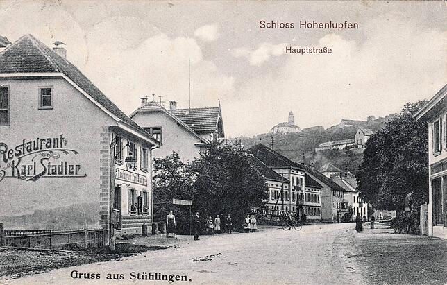Die Stühlinger Hauptstraße um 1900.
