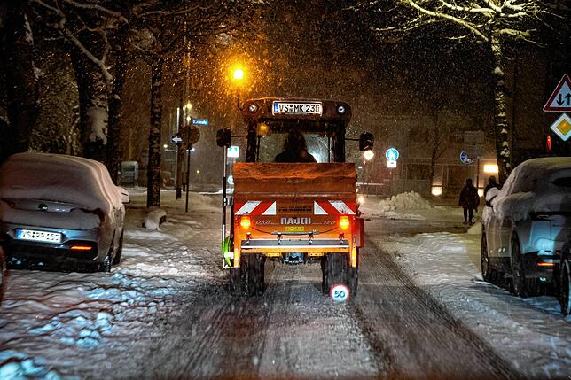 Bild 7: Besondere Eindrücke: Winternacht in Villingen