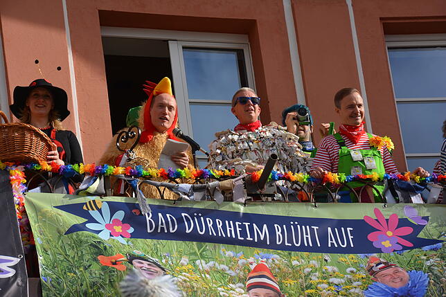Bild 15: Bilder vom Sturm auf das Rathaus und der Schlüsselübergabe in Bad Dürrheim