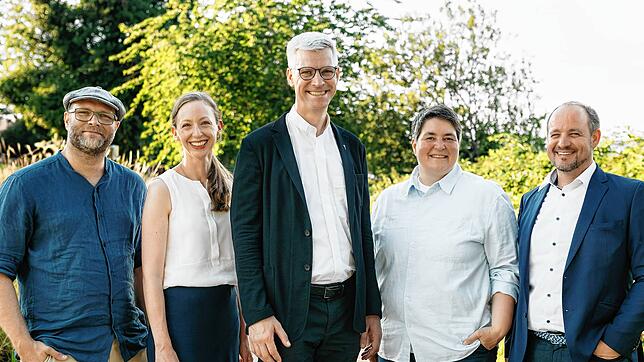 Dominik Feigenbutz, Anja Lamp, Michael Teipel, Isabelle Molz und Dominik Matt (von links) werden gemeinsam das Führungsteam der neuen ...