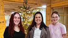 Alexandra Huber (Mitte) ist die Vorsitzende des neu gegründeten Fördervereins Guggi-Bucher, Stellvertreterin ist Ronja Schäfer (links) ...