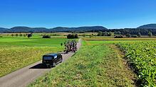 Entlang der K6569 in Rechberg entsteht ein Radweg.
