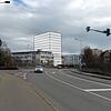 So könnte das Hochhaus am westlichen Ende der Friedrichstraße dereinst aussehen. Hier von der Zeppelinstraße aus gesehen.