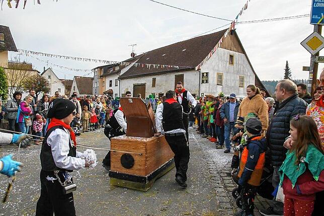 Bild 16: Narrenverein Heuliecher: Die besten Bilder aus dem Jubiläumsumzug