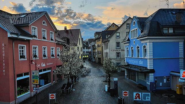 Tiengen rückte bei einer veranstaltung im Ali-Theater in den Fokus. Welche Ideen gibt es? Unser Archivbild zeigt die Hauptstraße am 8. ...