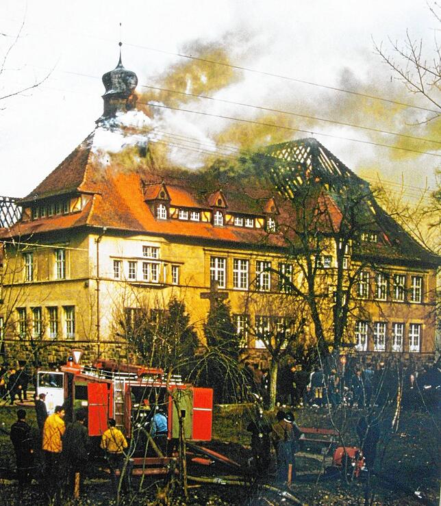 Ein einprägsames Ereignis: Der Schulhausbrand 1971 ist noch vielen Bräunlingern in Erinnerung.