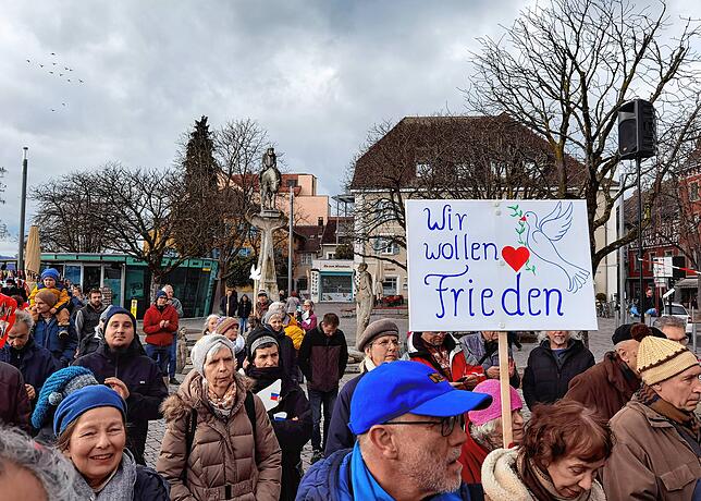 Der Wunsch nach Frieden war allgegenwärtig.