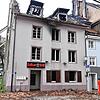 Zerstörte Fassaden in der Gerberstraße: Kann da noch was einstürzen? Nun hat ein Fachmann sich die Lage genau angeschaut.