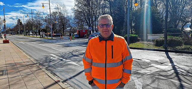 Ralf Schlachter ist der Bauleiter.