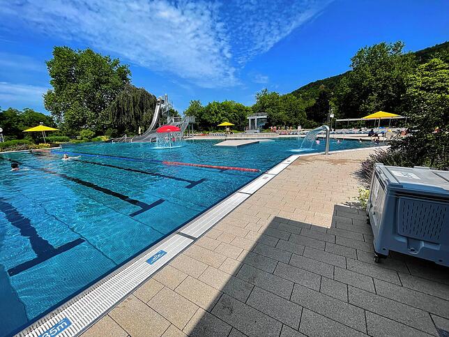 Fast grenzenlose Badefreuden finden die Gottmadinger in den Sommermonaten im Höhenfreibad.