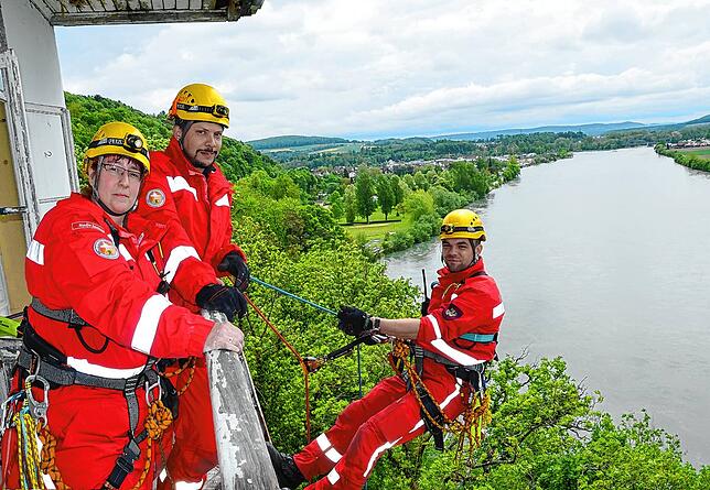 Bild 9: Die spektakulärsten Einsätze und Übungen der Höhenretter der Feuerwehr Waldshut-Tiengen