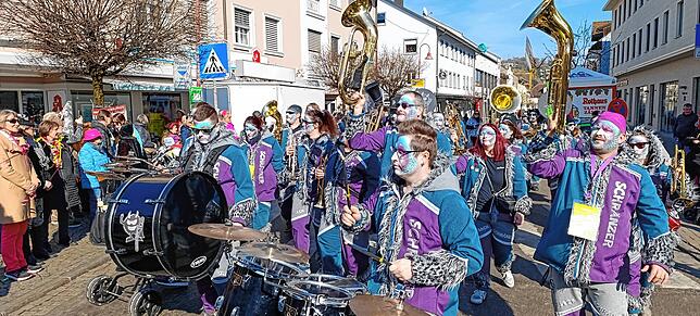 Bild 8: Der große Fasnetsumzug in Tiengen im strahlenden Sonnenschein - hier die schönsten Einblicke