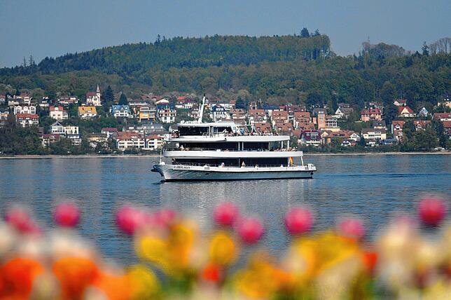 Auch vom Wetter abhängig: An einem schönen Frühlings- oder Sommertag sind die Schiffe der Bodensee-Schiffsbetriebe gut ausgelastet. 2024 ...