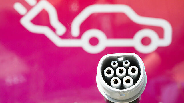 Stecker einer Ladesäule für E-Autos. Elektro-Mobilität gilt als &bdquo;grün&ldquo;. Darüber können viele Menschen in Südamerika nur ...