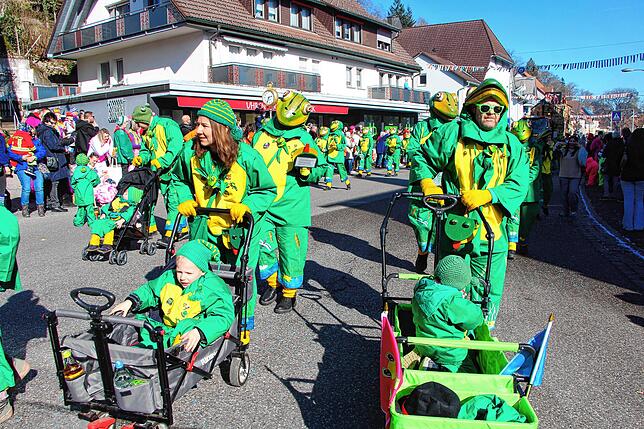 Bild 25: Umzug und Bühnenprogramm begeistern die Narren in Bonndorf
