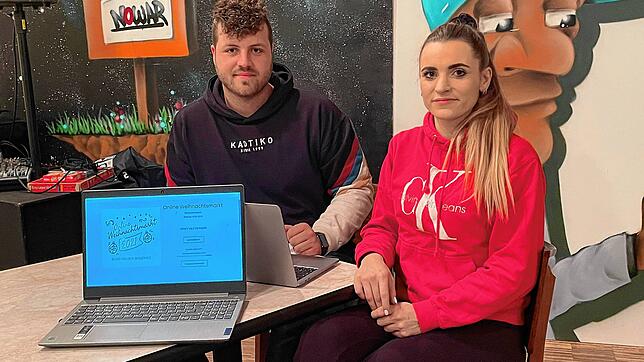 Jannik Probst und Malena Riester haben eine regionale Rettungsaktion für die Schausteller und Beschicker von Weihnachtsmärkten gestartet ...