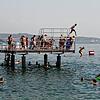 Hitze treibt Menschen in die Strandbäder – wie hier ins Überlinger Westbad.