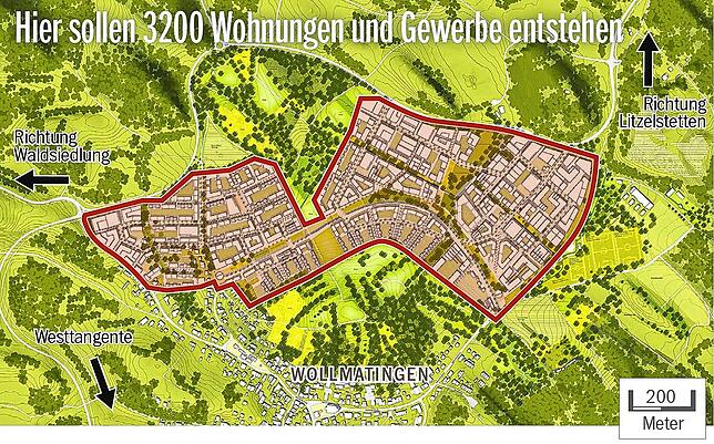 Bild 1: Das Schreckgespenst Enteignung schaut schon um die Ecke: 86 Eigner wollen ihre Grundstücke für das geplante Konstanzer Neubaugebiet Hafner nicht verkaufen
