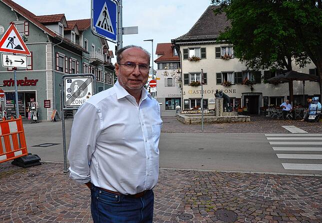 Markdorf sei keine hässliche Stadt, findet Rolf Haas. Es müsse aber mehr getan werden, um Besucher und Kunden anzulocken.