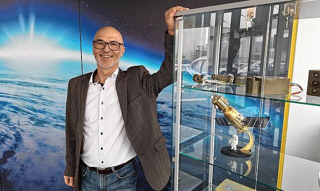 Die Geschäfte laufen gut, Fachkräfte könnten es noch mehr werden: Reiner Strobel, Geschäftsführer von Advanced Space Power (ASP) in ...