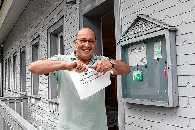 Die Heimatstube Mönchweiler öffnet nach Erweiterung und Renovierung wieder. Jörg Spahmann, der stellvertretende Vorsitzende des Heimat- ...