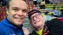 2017: Oswald Ammon, (rechts), mit Niko Kappel, Behindertensportler des Jahres 2016 und Paralympics-Sieger. Archivbild: Ammon