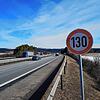 Auf diesem Streckenabschnitt auf der Autobahn 81 gilt seit 2018 Tempo 130.
