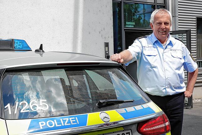 Die Beamten der Singener Polizei mit Revierleiter Thomas Krebs haben die Stadt bei der Kontrolle der Corona-Verordnung unterstützt.