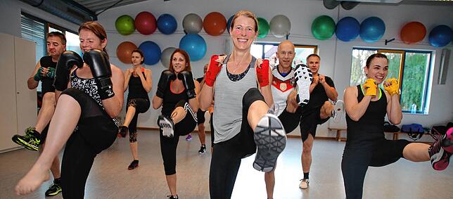 Die Taebo-Gruppe des Stadtturnvereins Singen.