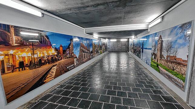 So sah die Unterführung bis zum Vandalismus Unbekannter aus. Das Bild stammt aus dem vergangenen Jahr.