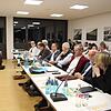 Der Blumberger Gemeinderat in seiner Sitzung im Städtlesaal des Feuerwehrhauses Blumberg mit der Haushaltsverabschiedung. Das Bild zeigt ...