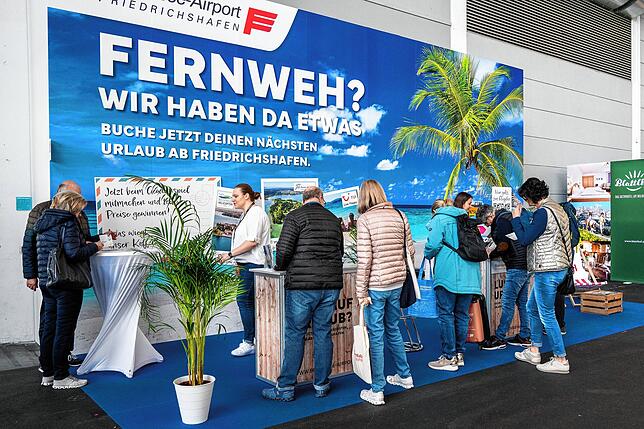 Die Lust auf Fliegen ist ungebrochen und das Interesse am Sommerflugplan des Bodensee-Airports ist groß.
