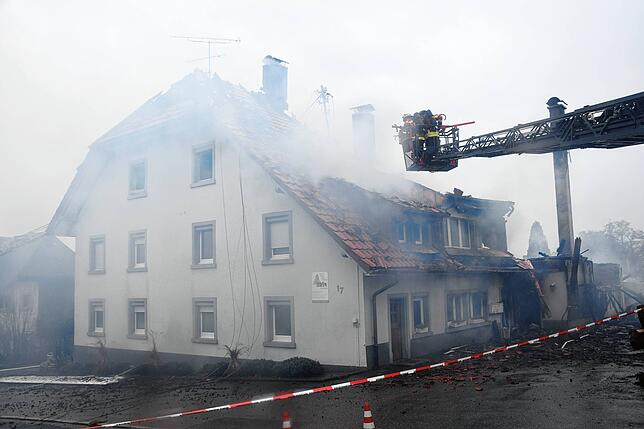 Bild 25: Brand im Sägewerk: Bilder vom Einsatz in Murg-Hänner