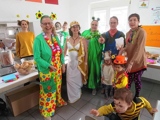 Viel Spaß gab es auch im Bonhoeffer Haus bei der Kinderfasnacht, die jedes Jahr von der evangelischen Kirchengemeinde ausgerichtet wird.
