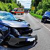 Ein Großaufgebot an Rettungskräften ist am Montagmittag im Einsatz, um die Verletzten zu retten.