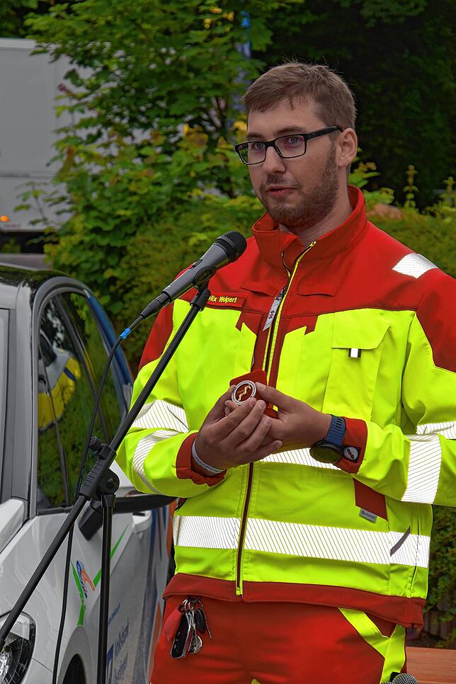 Felix Wolpert gibt gerne etwas bei den „Helfern vor Ort“ zurück.