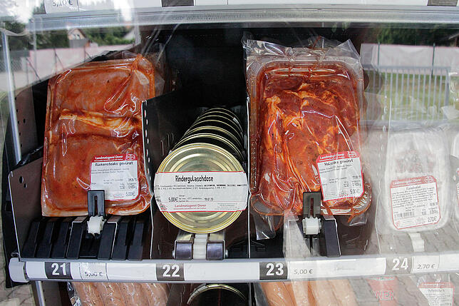 Grillfleisch, Dosenwurst und Fleischsalat sind nur drei von über 20 Produkten.