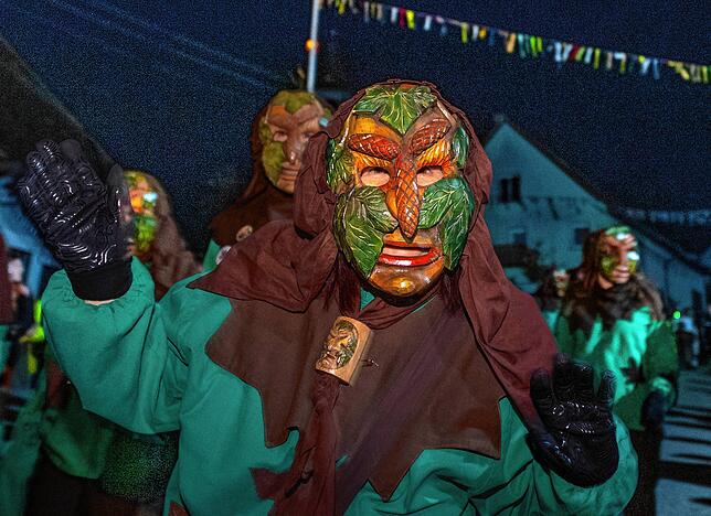 Bild 5: Bilder vom Nachtumzug beim Narrentreffen in Thalheim
