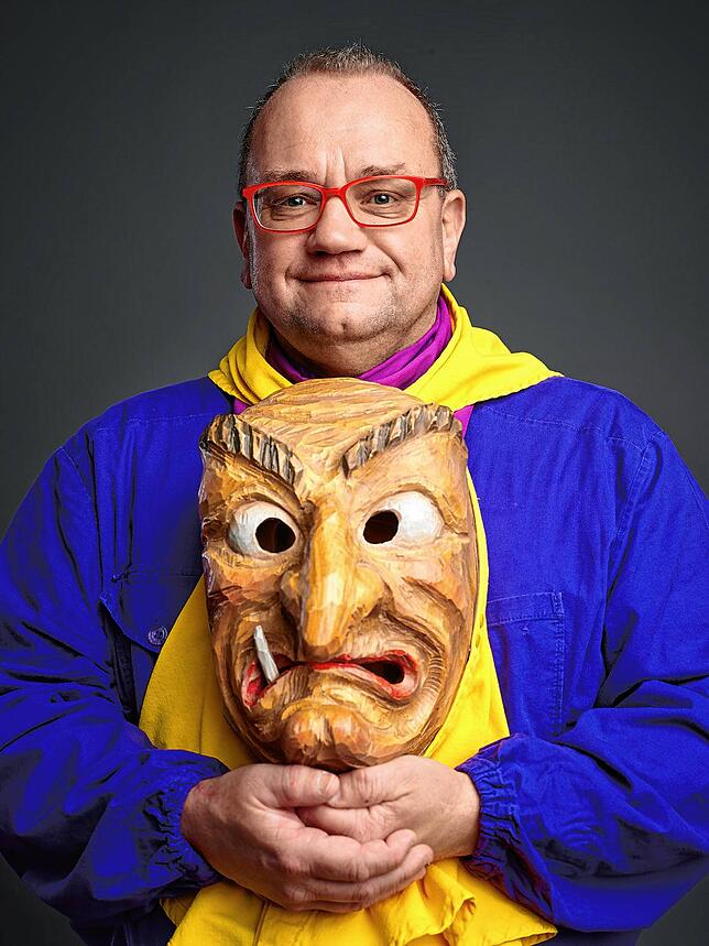 Bild 21: Wer verbirgt sich hinter der Larve? Zweiter Teil des Foto-Projekts über die Gesichter der Fasnacht