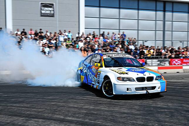 Die Drift Area bei der Tuning World Bodensee.