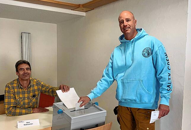 Michael Mende darf als Einwohner von Stockach-Raithaslach wählen und hat dies vor Ort auch getan.