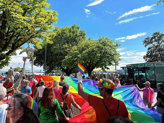 Bild 9: So bunt war der 3. Überlinger CSD