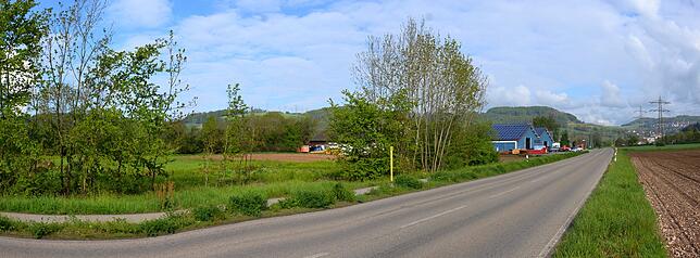 Auf dieser Grünfläche südlich der Firma Klefenz an der Tiengener Straße, die derzeit noch landwirtschaftlich genutzt wird, soll nach ...