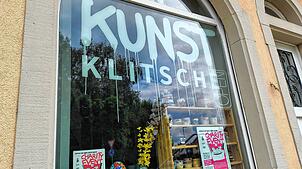 Die Kunstklitsche in der Schützenstraße 64 in Radolfzell: Hier tätowieren zwei Frauen am kommenden Samstag für wohltätige Zwecke.