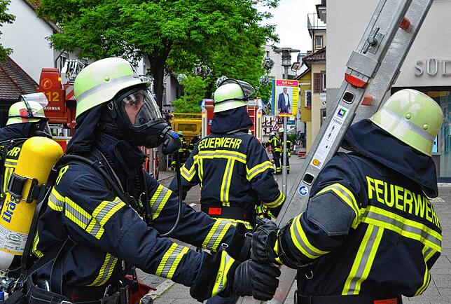 Bild 6: Bilder der Hauptübung der Freiwilligen Feuerwehr Markdorf – Teil 1