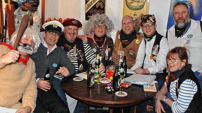 Alle Akteure des 17. Männerkaffees (von links): Frank Neumann, Martin Lang, Harald Messner, Karl Heinz Saum, Christian Walter, Achim ...