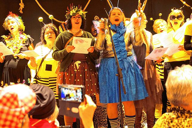 Bild 9: Bilder von der Markdorfer Frauenfasnet