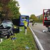 Im Oktober 2018 kollidierte ein Golf während eines Überholmanövers auf der B 314 bei Eggingen frontal mit einem Linienbus. Der ...